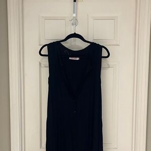 Black Sleeveless romper pantsuit